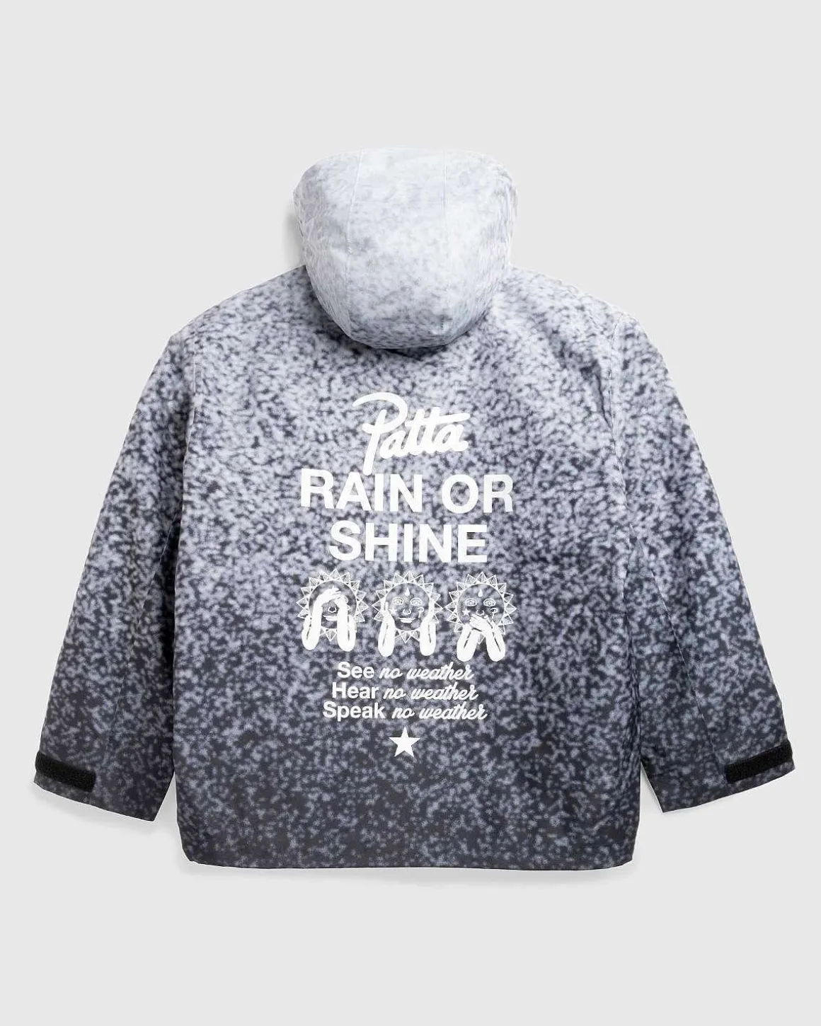 Rain Or Shine Jakke Sort Gradient