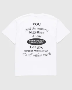 Reflect And Manifest Vasket T-Shirt Hvid