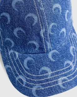 Regenereret Deadstock Denim Baseball Cap Blue Laser Wash