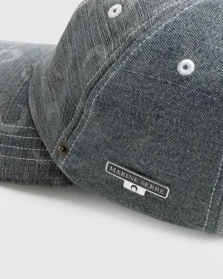 Regenereret Denim Baseballkasket Gra