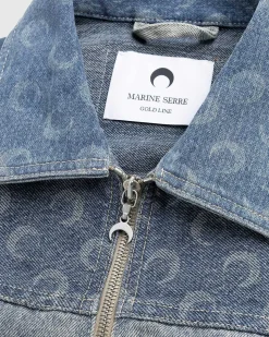 Regenereret Denimjakke Bla