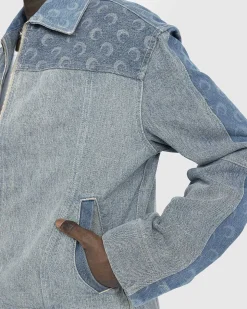 Regenereret Denimjakke Bla