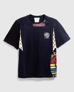 Regenereret Grafisk T-Shirt Sort