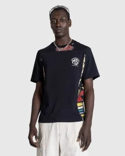 Regenereret Grafisk T-Shirt Sort