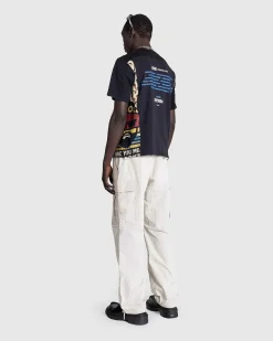 Regenereret Grafisk T-Shirt Sort
