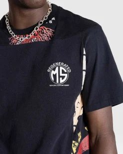 Regenereret Grafisk T-Shirt Sort