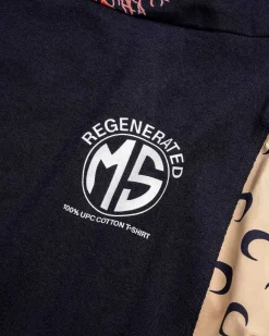 Regenereret Grafisk T-Shirt Sort