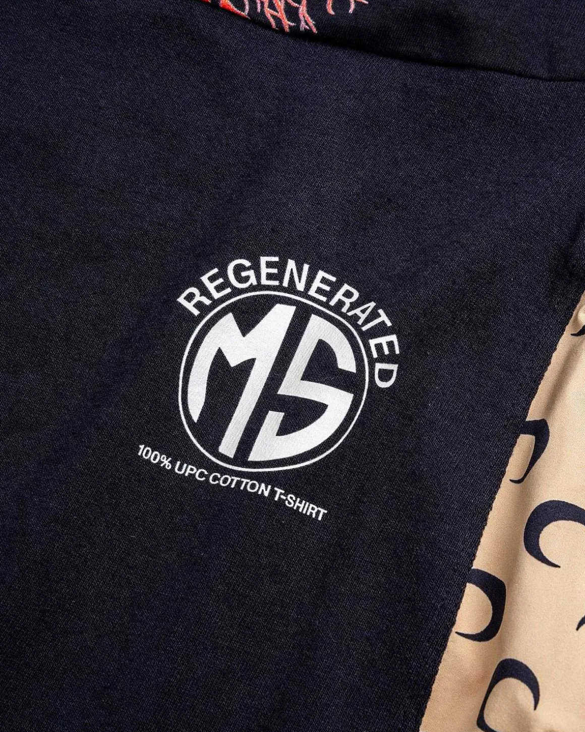Regenereret Grafisk T-Shirt Sort