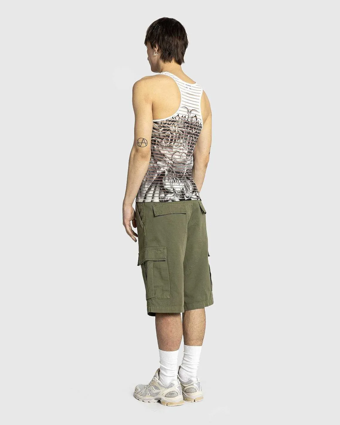 Regular Cargo Short Dollar Green/Garment Dyed