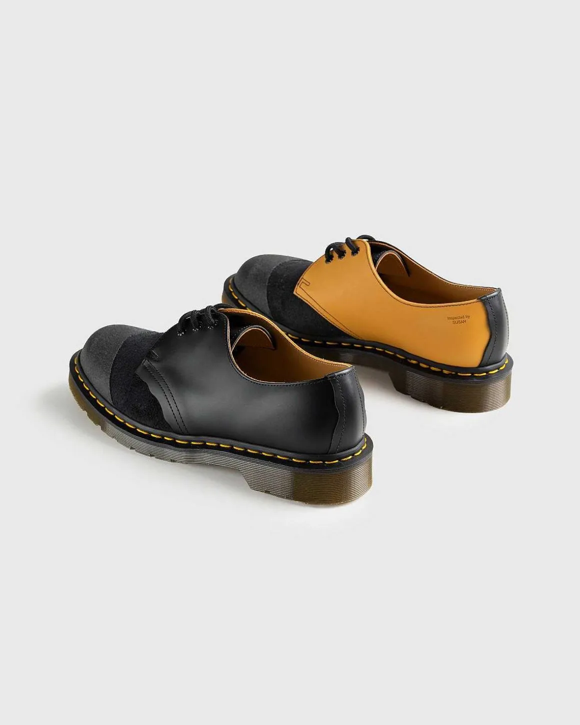 1461 Reverse Black+Tan Smooth+Nappa