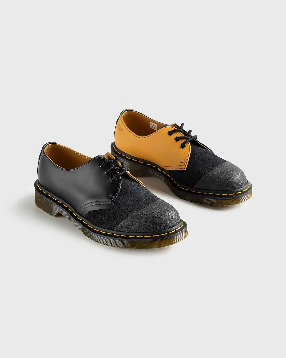 1461 Reverse Black+Tan Smooth+Nappa
