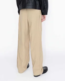 Reverse Piping Elastisk Buks Beige