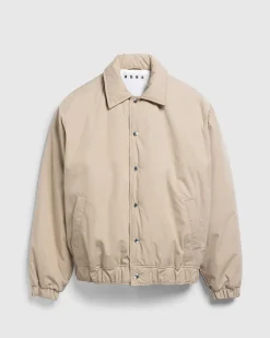 Reverse Piping Isoleret Bomber Beige