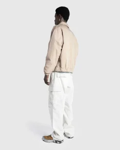 Reverse Piping Isoleret Bomber Beige