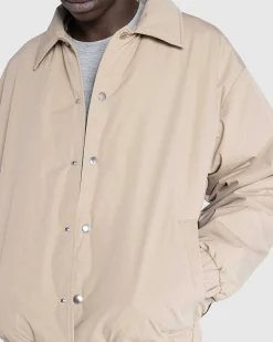 Reverse Piping Isoleret Bomber Beige