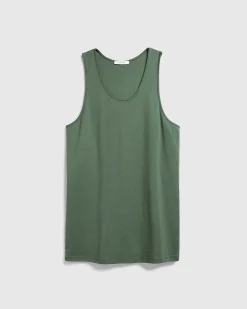 Rib Debardeur Smoky Green