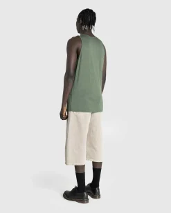 Rib Debardeur Smoky Green