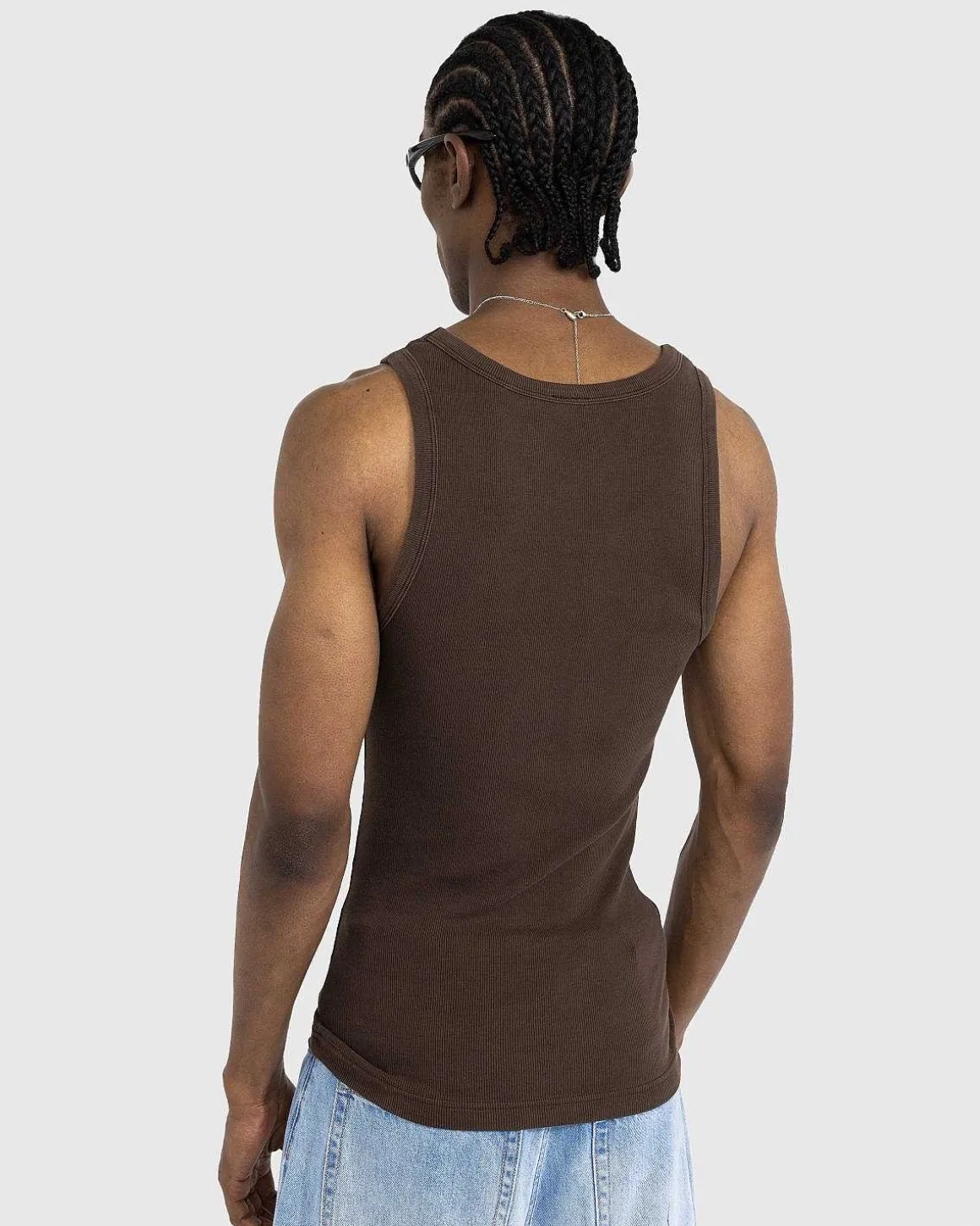 Rib Tank Brunette