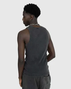 Rib Tank Washed Black