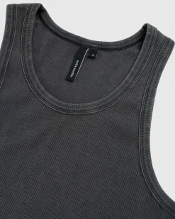 Rib Tank Washed Black