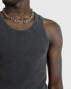 Rib Tank Washed Black