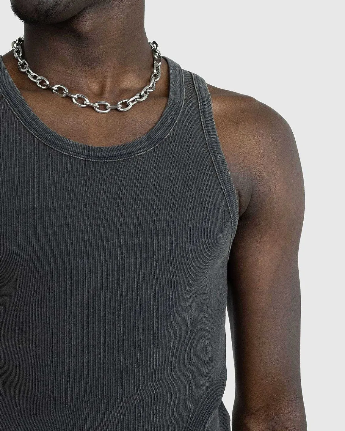 Rib Tank Washed Black