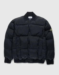 Ripstop Nylon Metal Dunjakke Sort