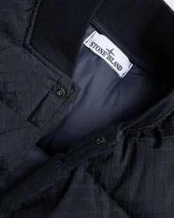 Ripstop Nylon Metal Dunjakke Sort