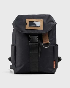 Ripstop Nylon Rygsaek Sort