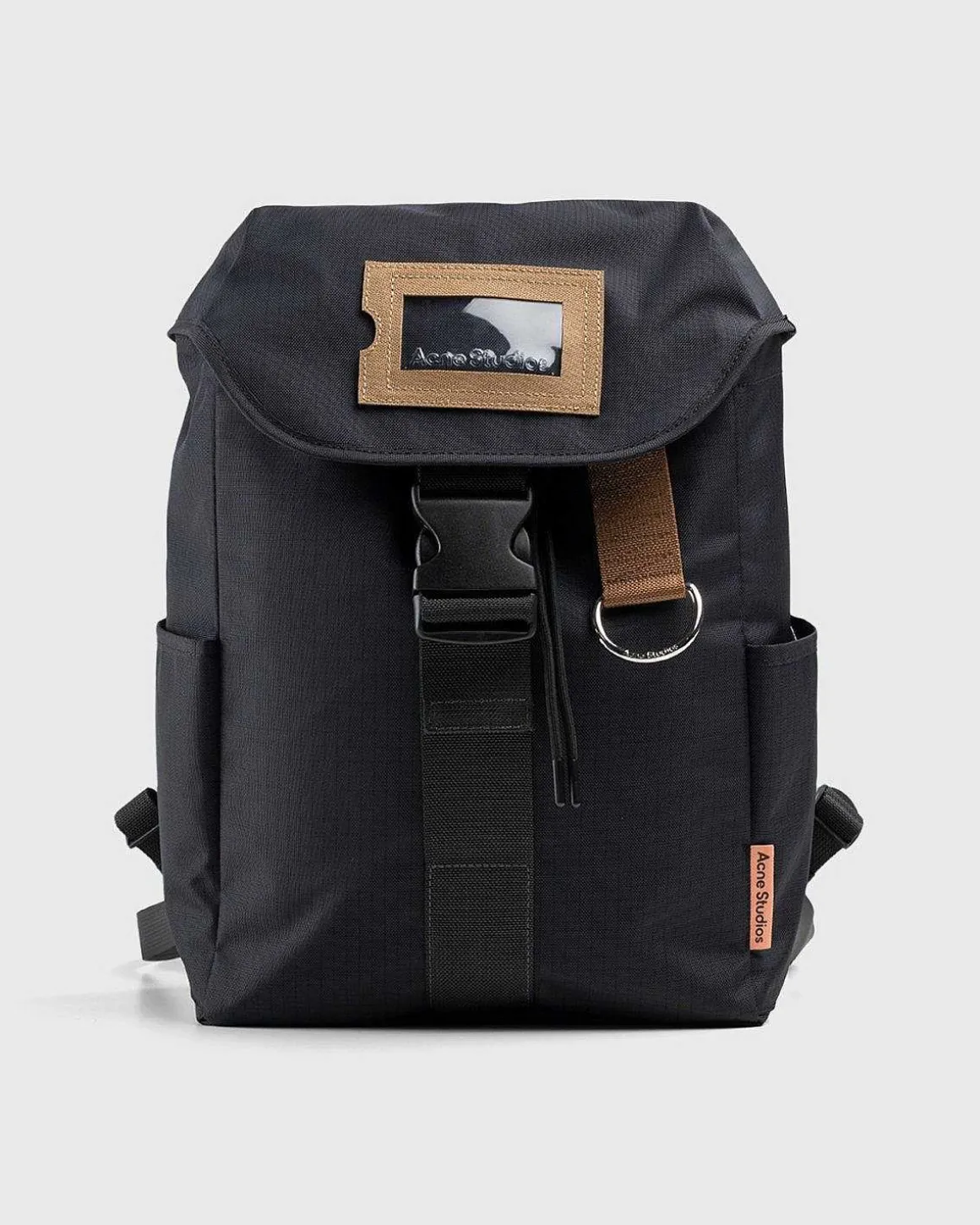 Ripstop Nylon Rygsaek Sort