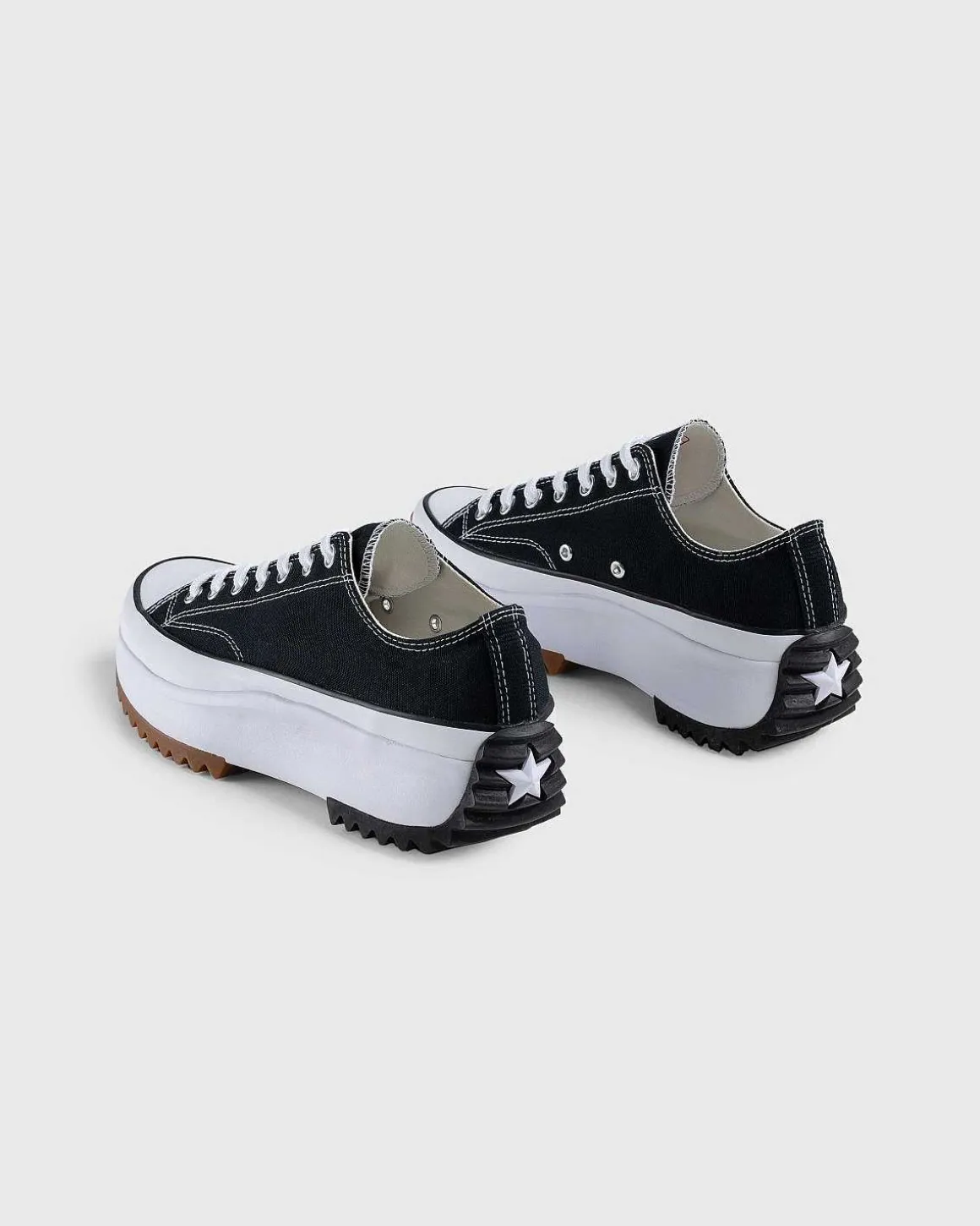 Run Star Hike Canvas Platform Lav Sort/Hvid/Gum