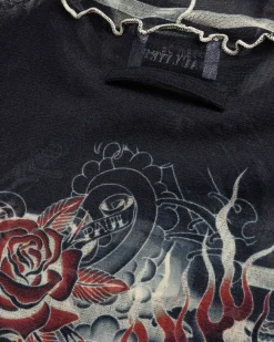 Sailor Tattoo Langaermet Navy/Beige