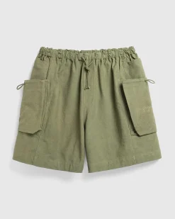 Salt Shorts Olive Slub