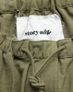 Salt Shorts Olive Slub