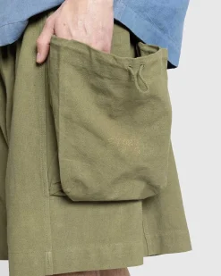 Salt Shorts Olive Slub