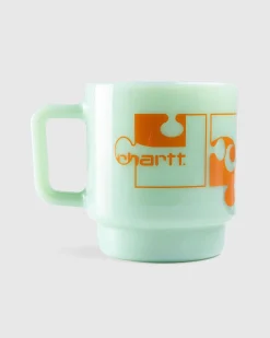 Saml Glaskrus Jade/Orange
