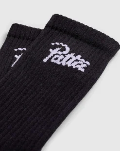 Script Logo Sportssokker (2-Pak) Sort