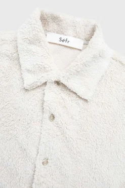 Sense Overshirt Polar White Fleece