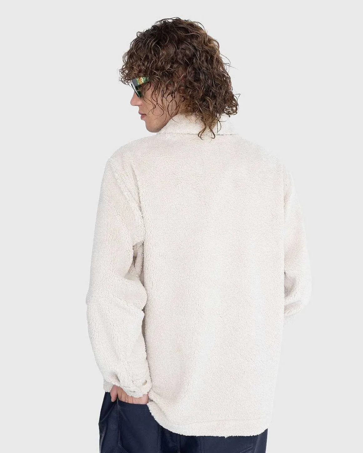 Sense Overshirt Polar White Fleece