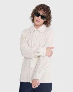Sense Overshirt Polar White Fleece