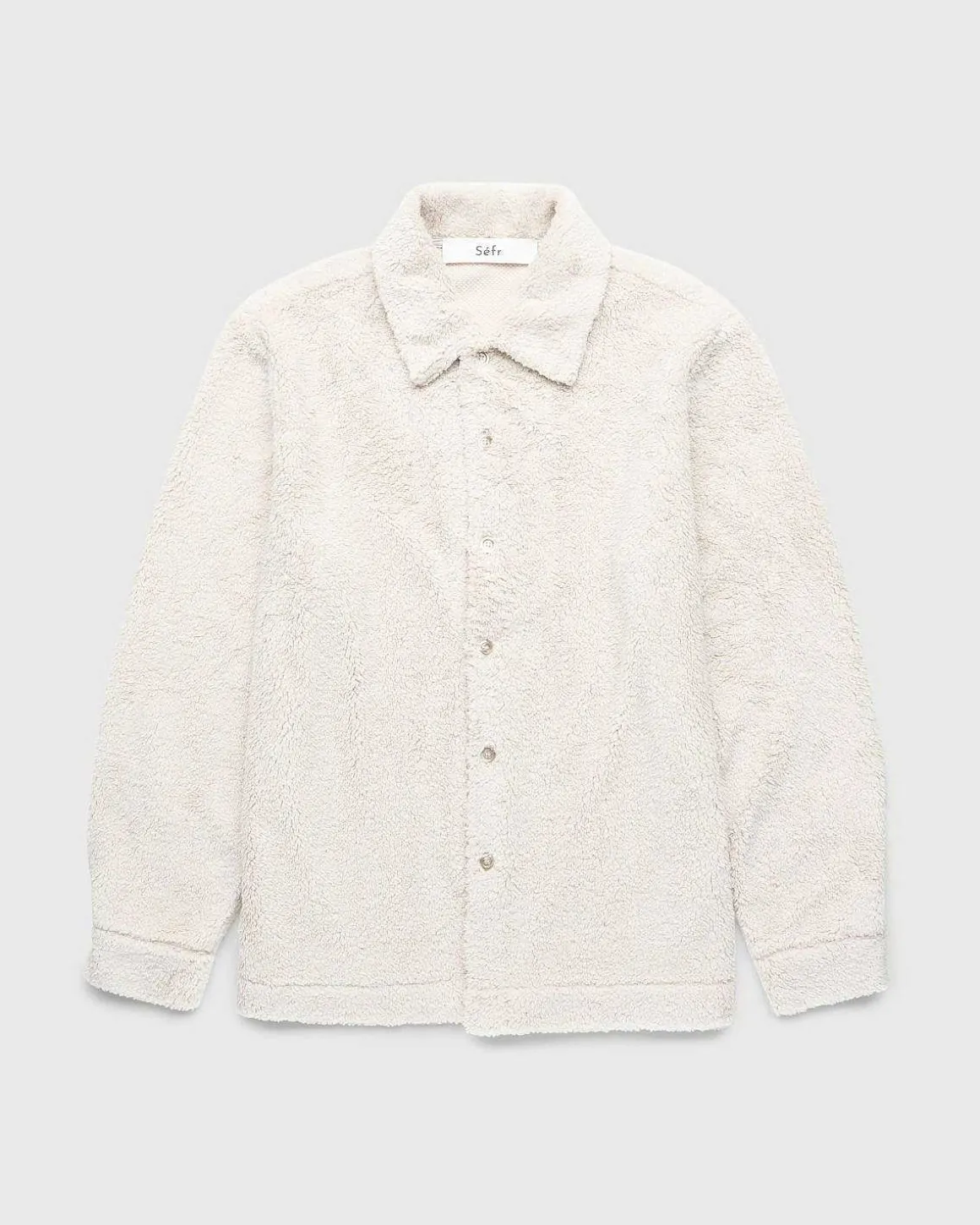 Sense Overshirt Polar White Fleece