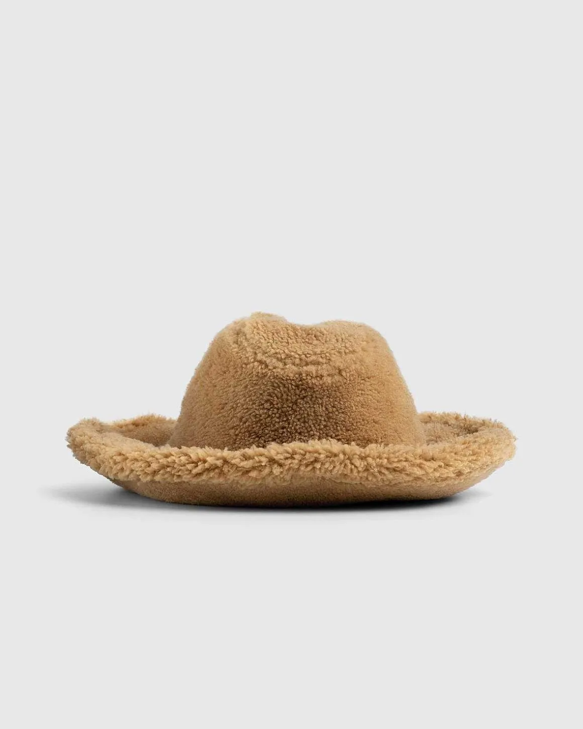 Shearling Hat Brun