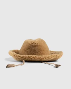 Shearling Hat Brun