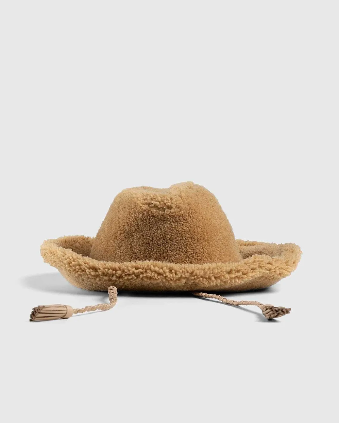 Shearling Hat Brun