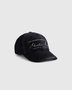 Signature Cap Washed Black