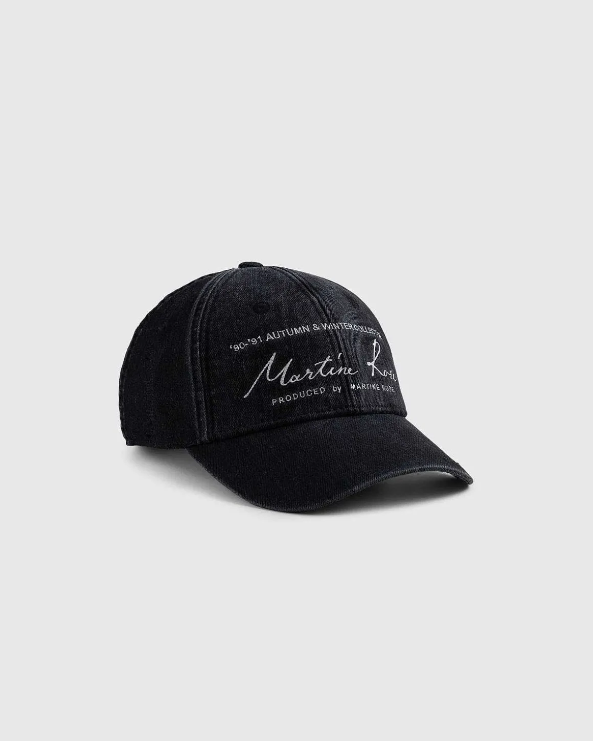 Signature Cap Washed Black