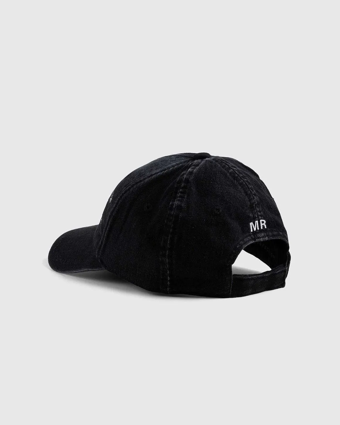 Signature Cap Washed Black