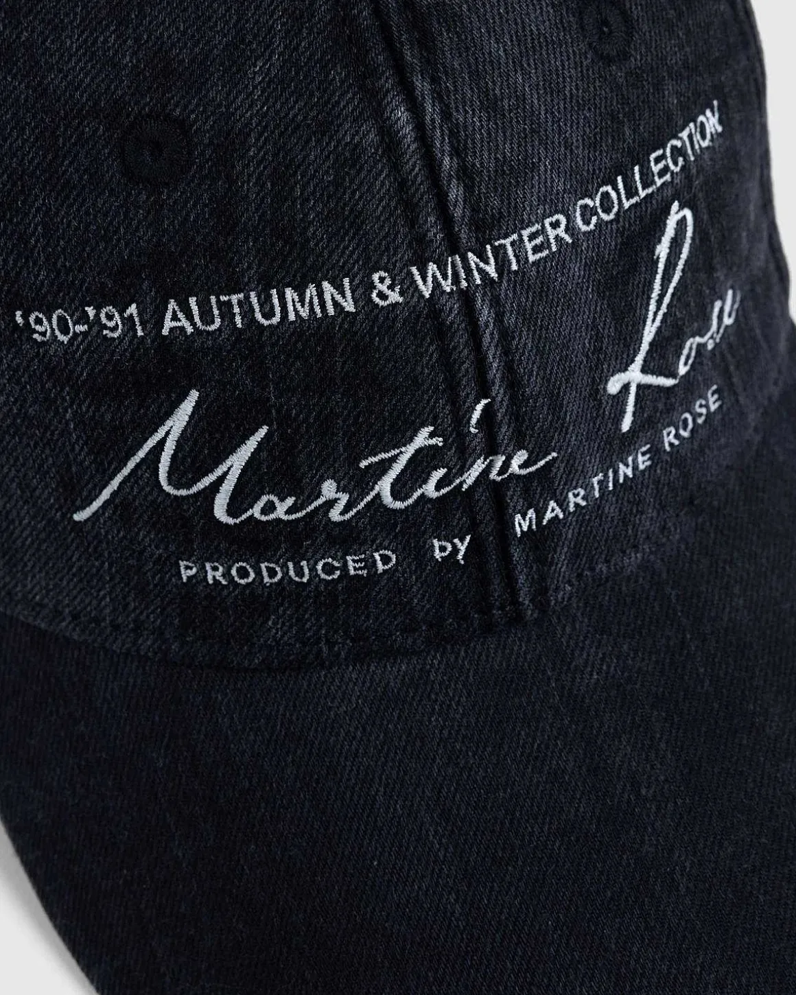 Signature Cap Washed Black