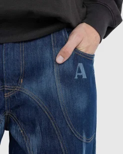 Signature Lav Talje Jeans Indigo