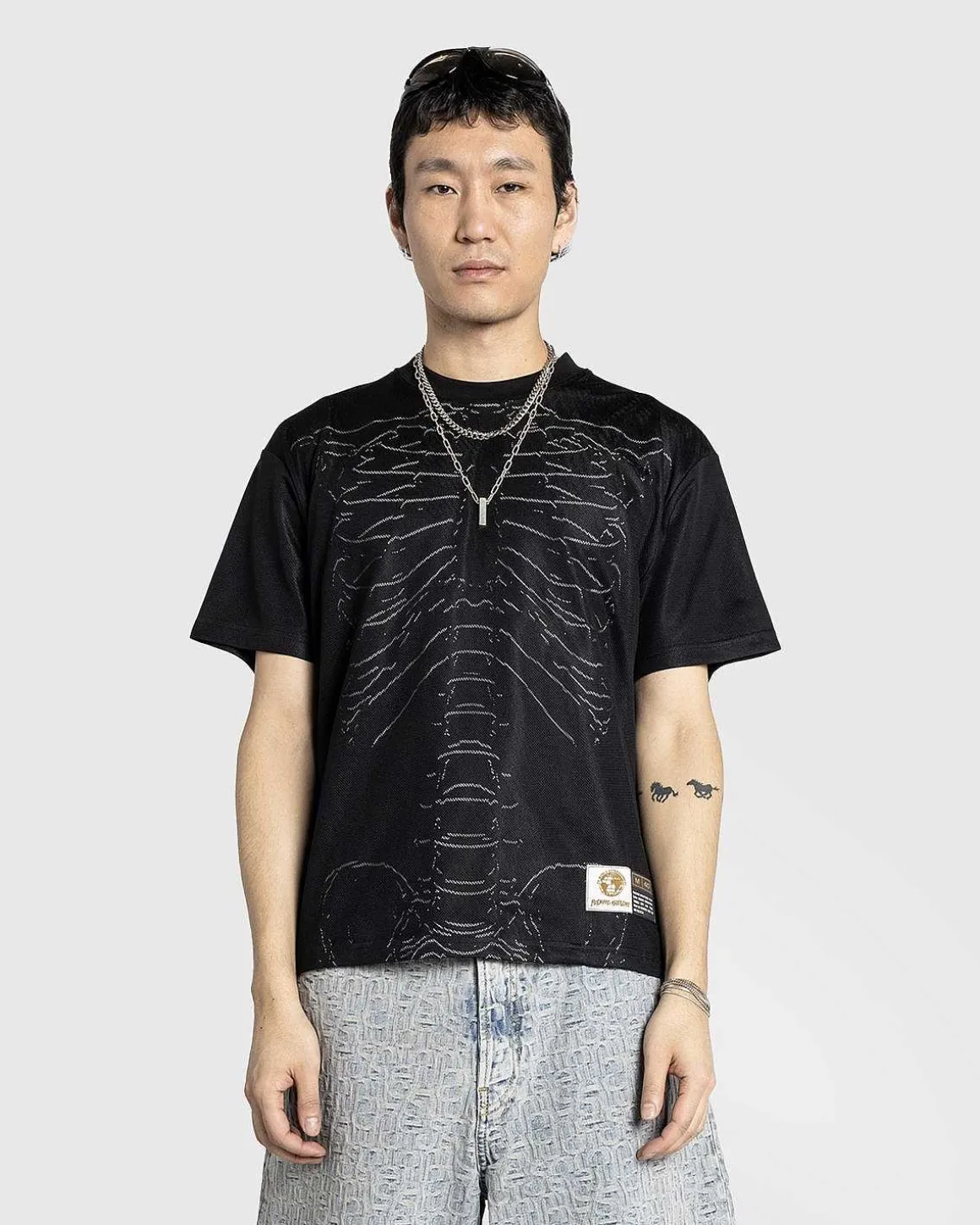 Skeleton Mesh Tee Sort